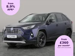 Blue Used 2021 Toyota RAV4 Hybrid SUV | £23,138 (Fair price)