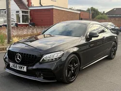 Black Used 2019 Mercedes C200 AMG line Coupe | £15,499 (Fair price)