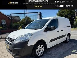White Used 2016 Peugeot Partner Van | £4,950 (Fair price)