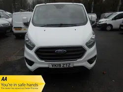 White Used 2019 Ford Transit Custom Limited Van | £12,999 (Expensive)