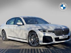 White Used 2021 BMW 730 M Sport Sedan | £33,760 (Fair price)