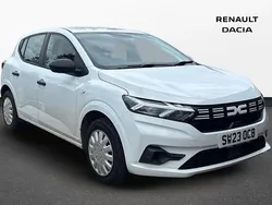 White Used 2023 Dacia Sandero Essentiel Hatchback | £10,200 (Good price)