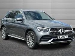Grey Used 2020 Mercedes GLC300 AMG Line Premium Estate | £27,950 (Fair price)