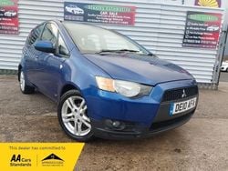 Blue Used 2010 Mitsubishi Colt Hatchback | £2,490 (Fair price)