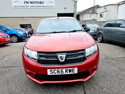 Red Used 2015 Dacia Sandero Ambiance Hatchback | £4,495 (Fair price)