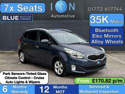 Blue Used 2014 Kia Carens 2 MPV | £8,495 (Fair price)