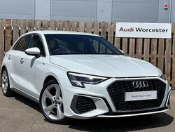 Glacier white Used 2023 Audi A3 S-Line Hatchback | £22,999 (Fair price)