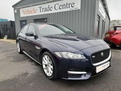 Blue Used 2016 Jaguar XF R-Sport Sedan | £9,299 (Fair price)