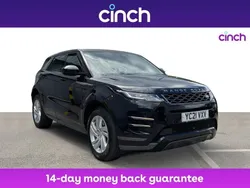 Black Used 2021 Land Rover Range Rover evoque R-Dynamic SUV | £18,499 (Fair price)