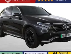 Black Used 2022 Mercedes EQC400 AMG line SUV | £29,503 (Fair price)