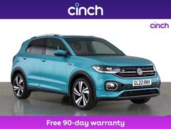 Turquoise Used 2022 VW T-Cross R-line SUV | £20,789 (Fair price)