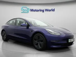 Blue Used 2021 Tesla Model 3 Long Range Sedan | £15,500 (Good price)