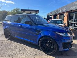 Blue Used 2017 Land Rover Range Rover Sport SVR SUV | £27,000 (Super price)