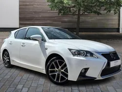 White Used 2015 Lexus CT200h Sport Line Hatchback | £14,481 (Expensive)
