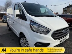 White Used 2021 Ford Transit Custom Limited Van | £18,599 (Expensive)
