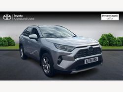 Silver Used 2019 Toyota RAV4 Hybrid SUV | £24,095 (A bit pricey)