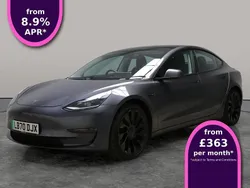 Grey Used 2020 Tesla Model 3 Performance Sedan | £22,561 (Fair price)