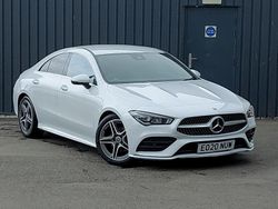 White Used 2020 Mercedes CLA180 AMG line Sedan | £22,998 (Fair price)