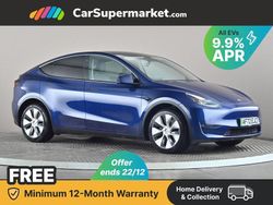 Blue Used 2022 Tesla Model Y Long Range AWD SUV | £25,697 (Fair price)