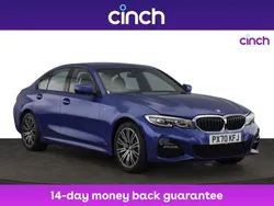 Blue Used 2020 BMW 330e M Sport Sedan | £18,689 (Fair price)