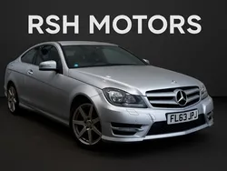 Silver Used 2013 Mercedes C180 AMG Coupe | £5,995 (Fair price)