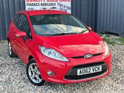 Red Used 2012 Ford Fiesta Zetec Hatchback | £2,490 (Fair price)