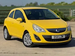 Yellow Used 2011 Vauxhall Corsa Excite Hatchback | £2,250 (Fair price)