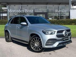Silver Used 2023 Mercedes GLE400 AMG line SUV | £47,885 (Fair price)