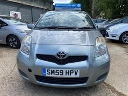 Silver Used 2009 Toyota Yaris Hatchback | £2,600 (Fair price)