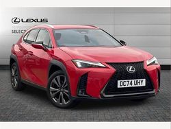 Fuji red Used 2024 Lexus UX 300h Sport Design Packet SUV | £29,975 (Fair price)