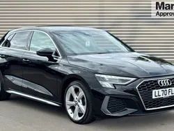 Black Used 2020 Audi A3 S-Line Hatchback | £20,790 (Fair price)