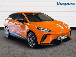 Orange Used 2023 MG MG4 EV Trophy Hatchback | £17,495 (A bit pricey)