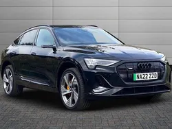 Black Used 2022 Audi e-tron Sportback Advanced SUV | £34,995