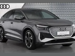 Grey Used 2022 Audi Q4 Sportback e-tron S-Line SUV | £26,282