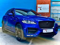 Blue Used 2018 Jaguar F-Pace R-Sport SUV | £16,995 (Fair price)
