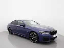 Blue Used 2022 BMW 545e M Sport | £34,550 (Fair price)