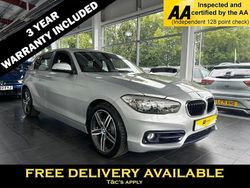 Silver Used 2018 BMW 118 Sport Line Hatchback | £12,795 (Fair price)