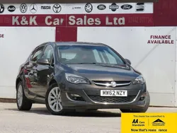 Grey Used 2013 Vauxhall Astra Elite Hatchback | £5,695 (Fair price)