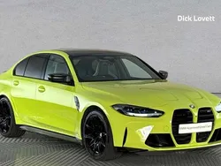 Yellow Used 2022 BMW M3 Competition Edition Sedan | £63,000 (A bit pricey)