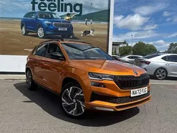 Phoenix orange metallic Used 2022 Skoda Karoq SportLine SUV | £25,995 (Expensive)