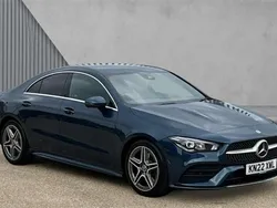 Blue Used 2022 Mercedes CLA220 AMG line Sedan | £22,122 (Good price)