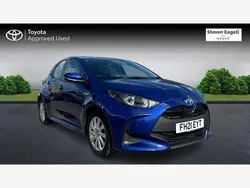 Blue Used 2021 Toyota Yaris Hybrid Hatchback | £15,584 (Good price)