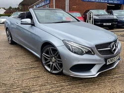 Silver Used 2015 Mercedes E220 AMG Line Premium Cabriolet | £9,995 (Good price)
