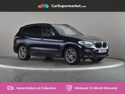 Black Used 2021 BMW X3 M Sport SUV | £24,176 (Fair price)