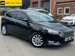 Black Used 2016 Ford Focus Titanium Hatchback | £7,495 (Fair price)