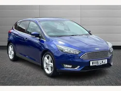 Blue Used 2016 Ford Focus Titanium Hatchback | £6,790 (Fair price)