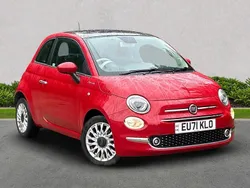 Red Used 2021 Fiat 500 Dolcevita Hatchback | £9,749 (Fair price)