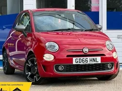 Red Used 2017 Fiat 500 S Hatchback | £5,575 (Fair price)