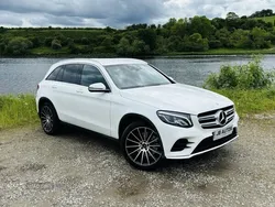 White Used 2017 Mercedes GLC220 AMG line Estate | £18,945 (Fair price)