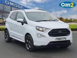 White Used 2019 Ford Ecosport ST-Line SUV | £9,831 (Fair price)